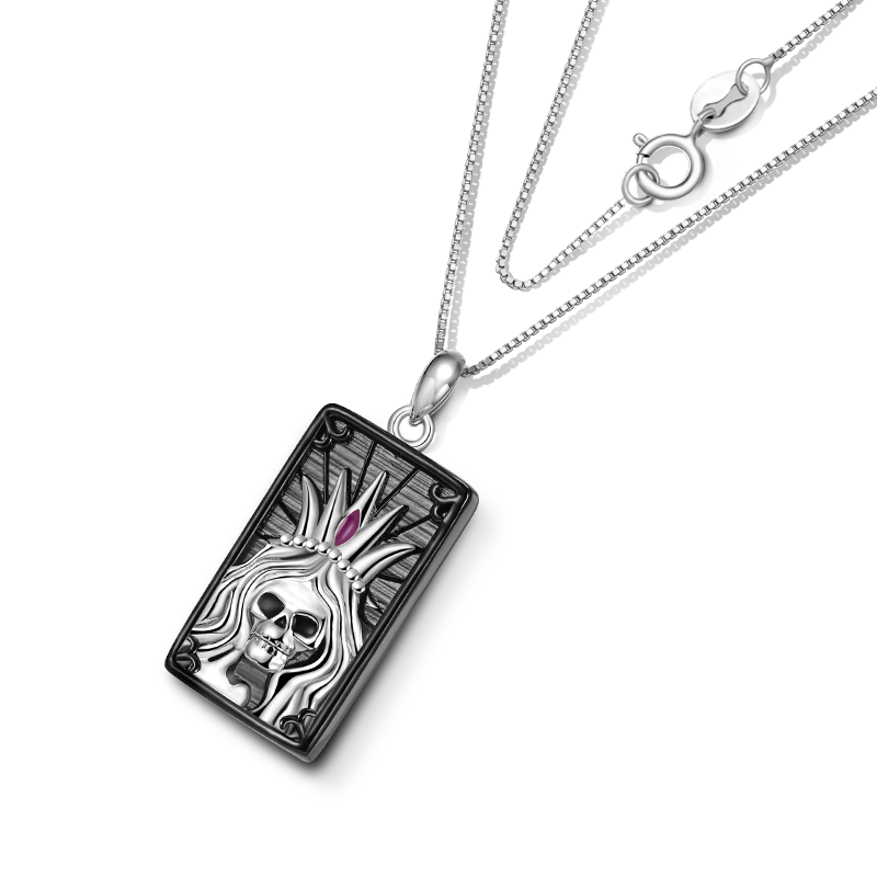 Gnoce Sparkling "the Empress" Tarot Necklace_3