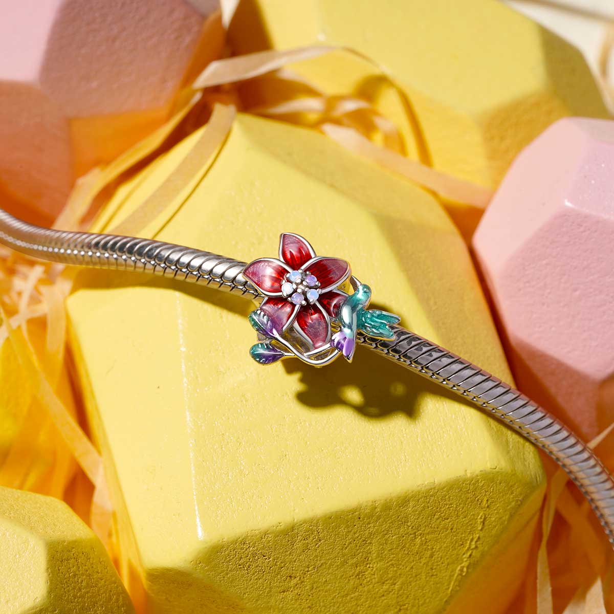 Gnoce Bird & Flowers Charm_2