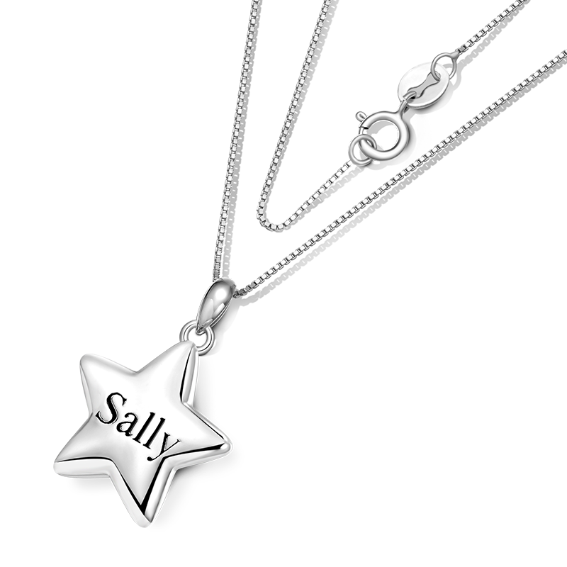Gnoce Engravable Star Necklace_2