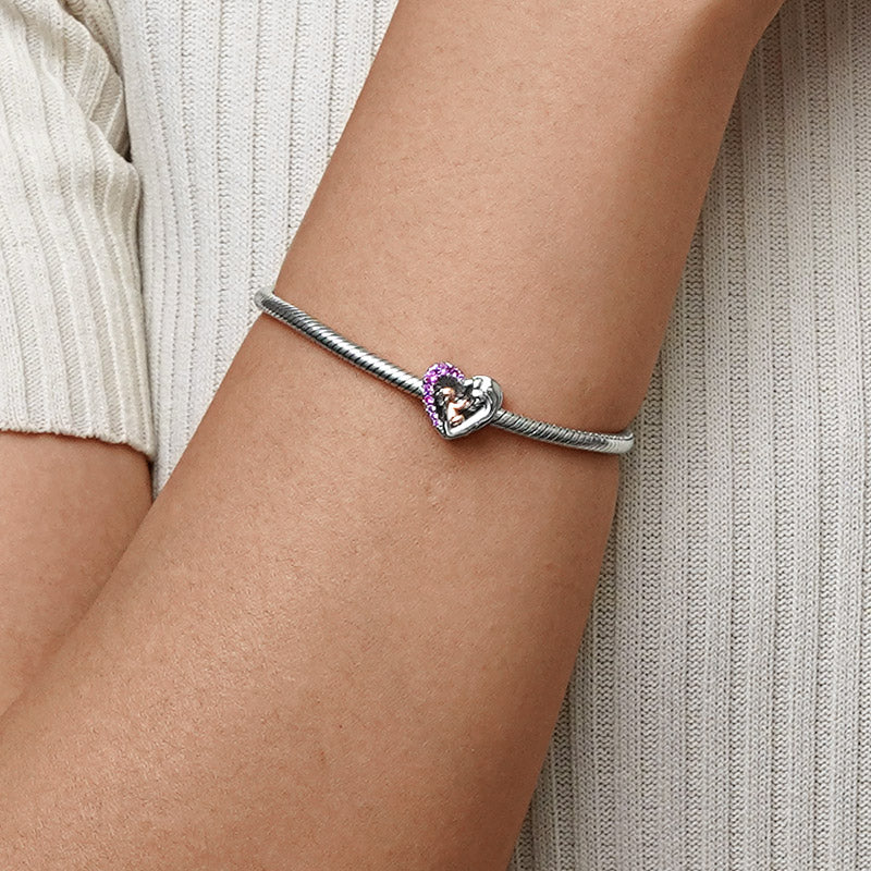 Gnoce Mom Hugs Baby Birthstone Engravable Charm_6