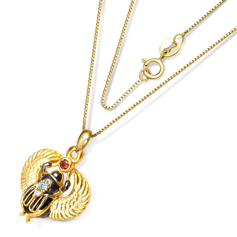 Gnoce Amulet Scarab Necklace_2