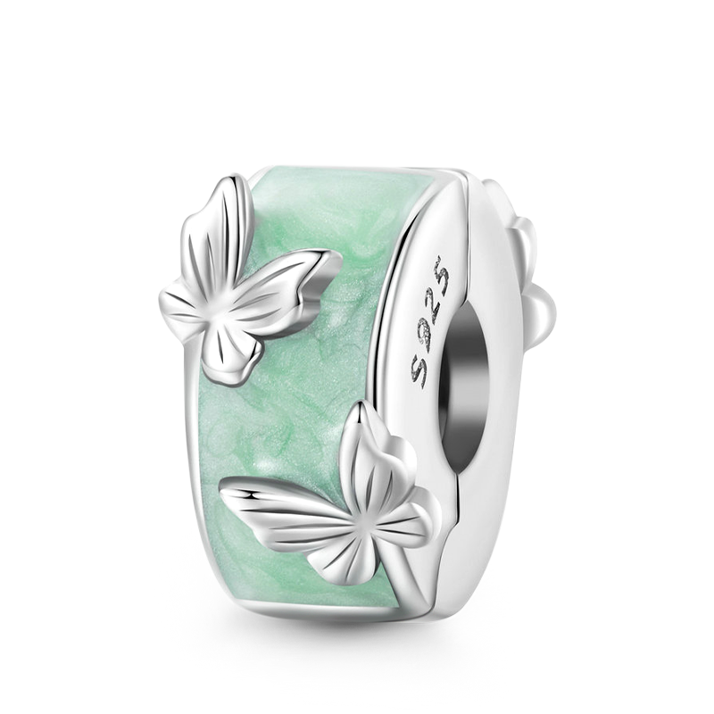 Gnoce Flying Butterflies Stopper Charm_1