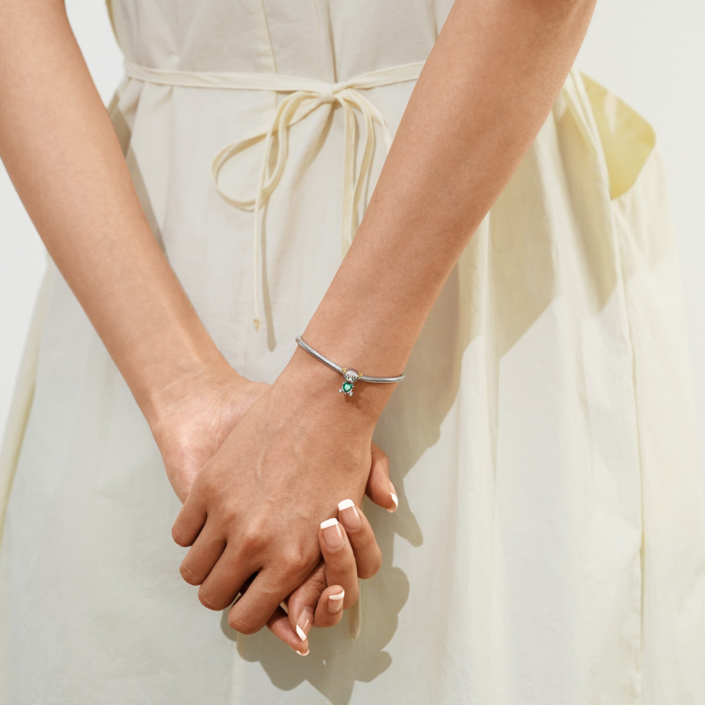 Gnoce Taurus Constellation Embraces Heart Gem Charm_4