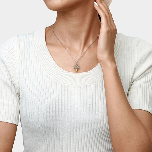 Gnoce Love You Daughter Heart Pendant Dangle Charm_7