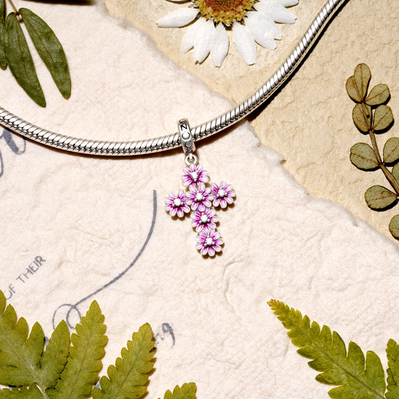 Gnoce Margarita Cross Pendant Dangle Charm_3