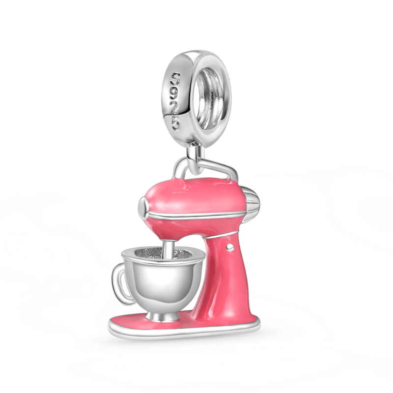 Gnoce Baker's Mixer Charm Platinum-plated Silver Blend_1