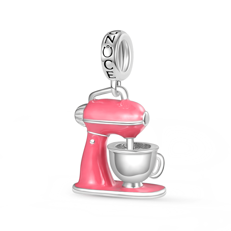 Gnoce Baker's Mixer Charm Platinum-plated Silver Blend_2