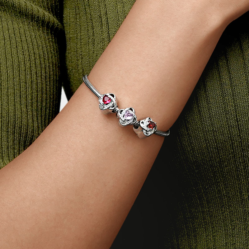 Gnoce Lucky Knot Birthstone Charm_4