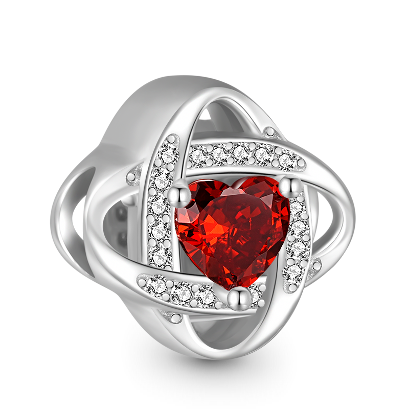 Gnoce Lucky Knot Birthstone Charm_2