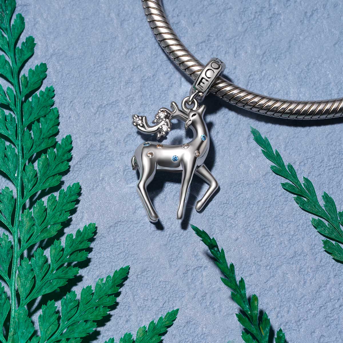 Gnoce Lovely Deer Pendant Dangle Charm_3