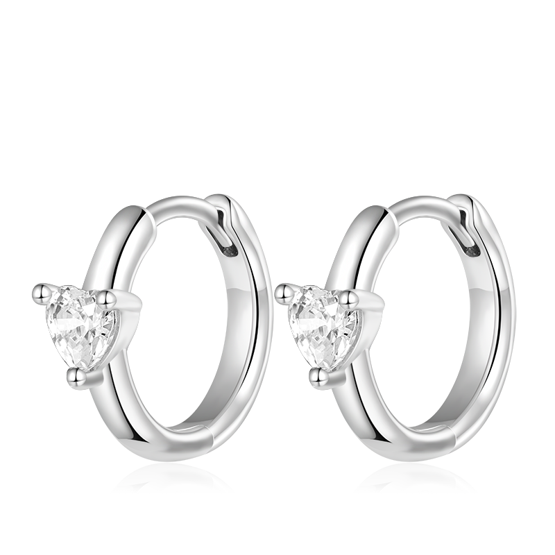 Gnoce Birthstone Heart Hoop Earrings_2