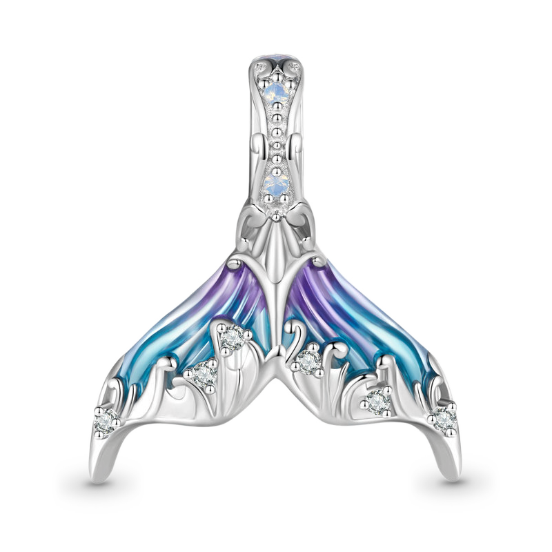 Gnoce Mermaid Tail Pendant Dangle Charm_1