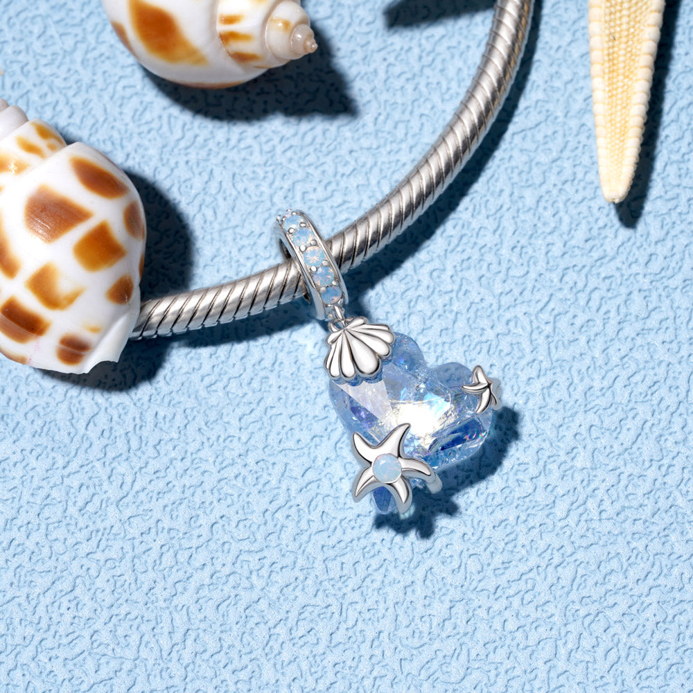 Gnoce Blue Sea World Pendant Dangle Charm_6