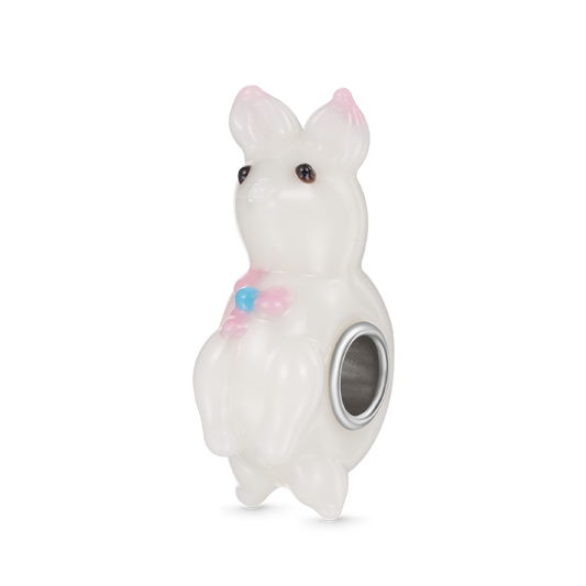 Gnoce Jumping Rabbit Murano Glass Charm_1
