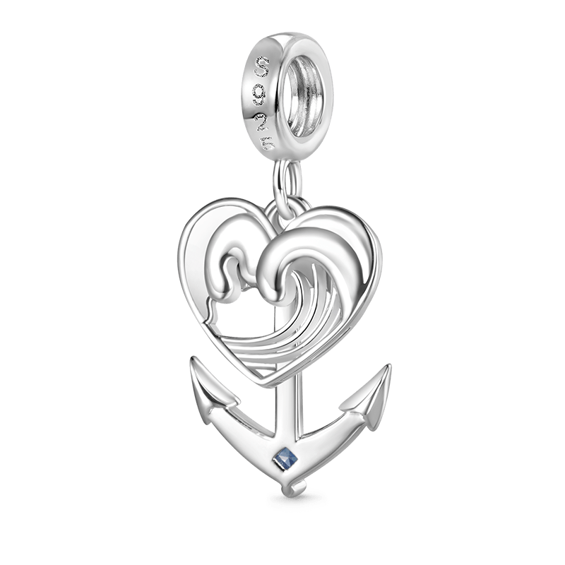 Gnoce Anchor Dangling Marine Pendant Dangle Charm_2
