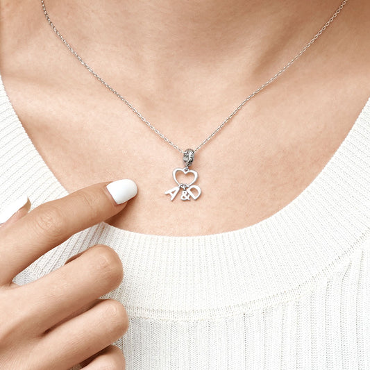 Gnoce Best Initial Letters Personalized Pendant Dangle Charm_7