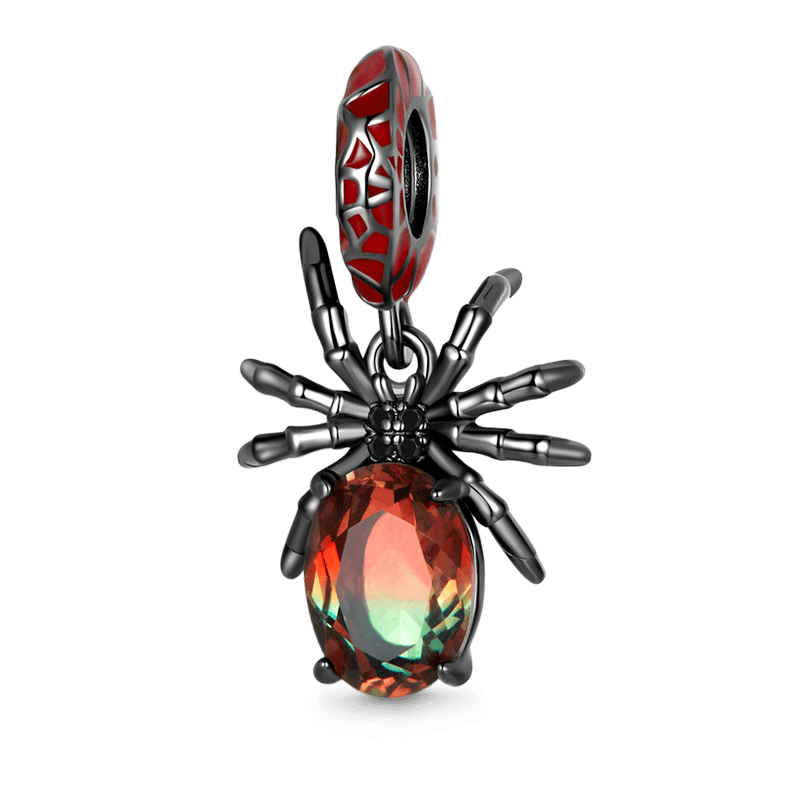 Gnoce Sparkling Spider Pendant Dangle Charm_1