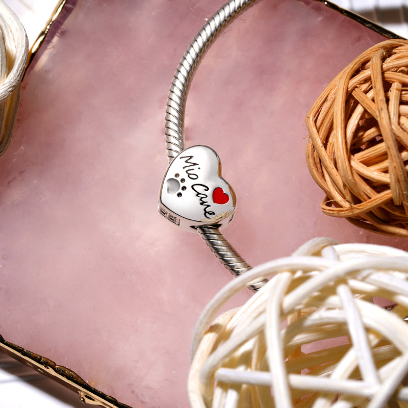 Gnoce Love "My Puppy" Heart Personalized Photo Charm_3