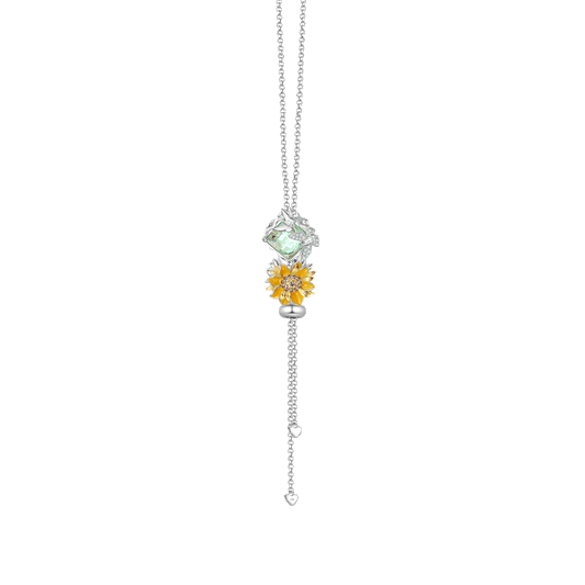 Gnoce Pearl Shaped Chain Necklace Fit for Beads_1