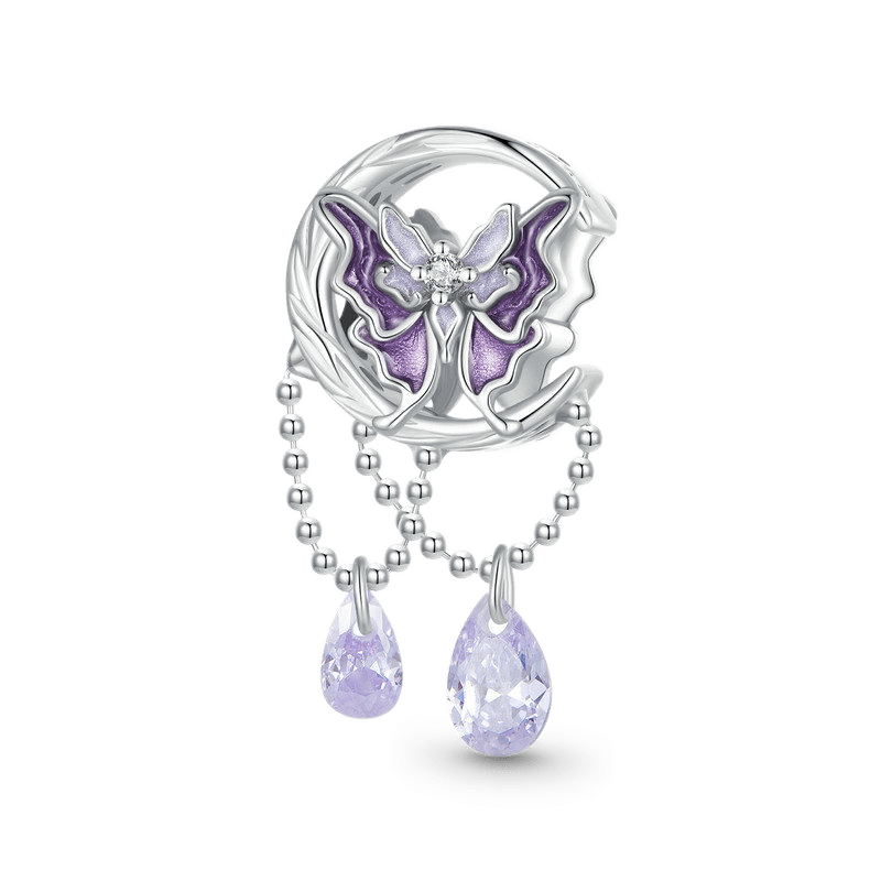 Gnoce Fantasy Purple Moon Butterfly Charm_1