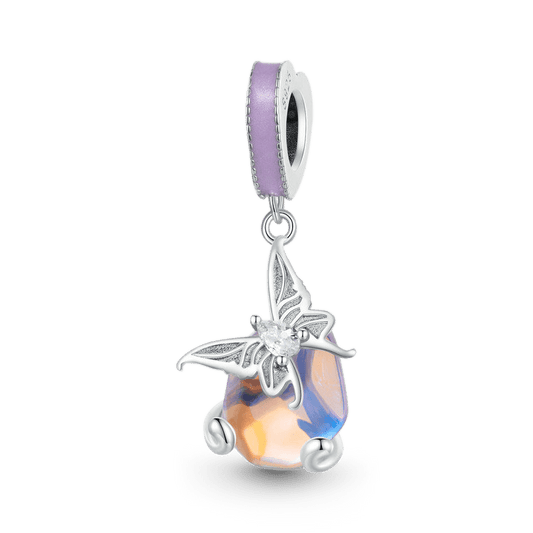 Gnoce Dazzling Colorful Butterfly Pendant Dangle Charm_1