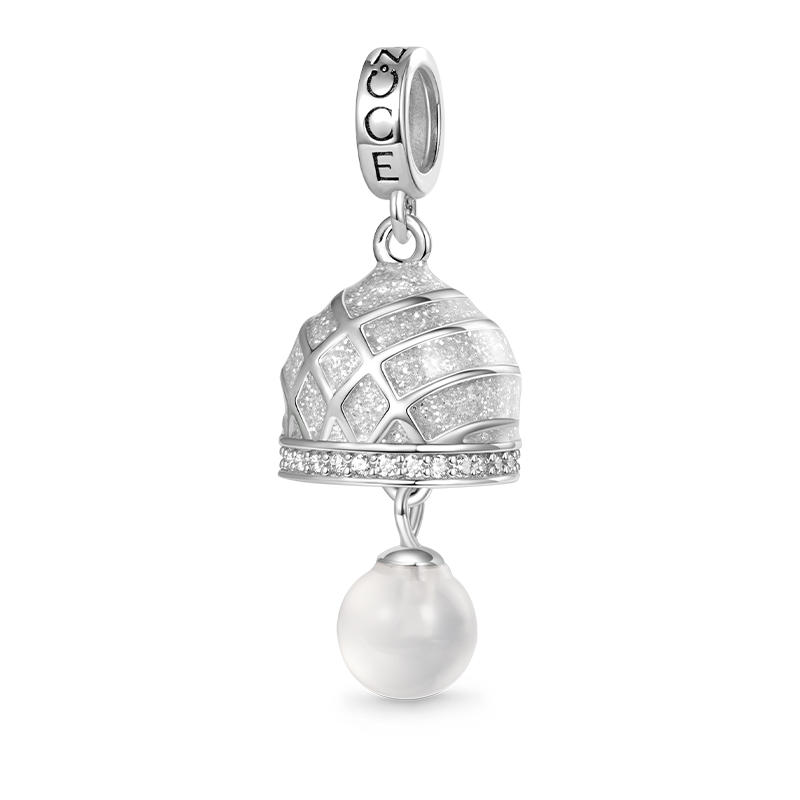Gnoce Silver Bell Pendant Dangle Charm_1