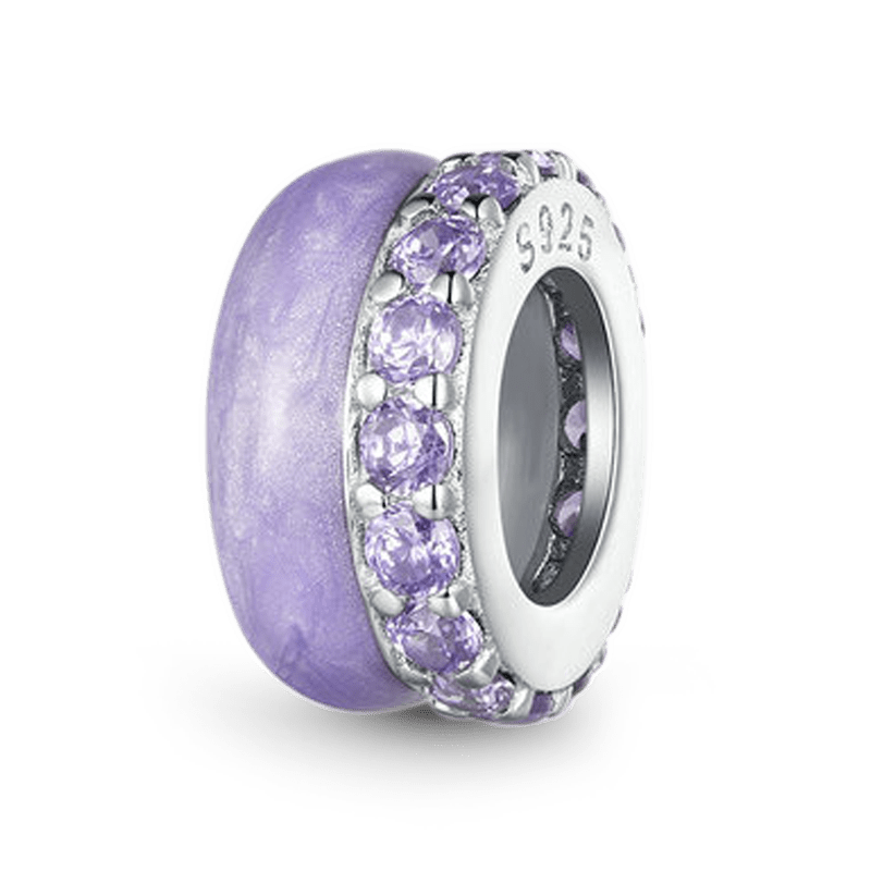 Gnoce Candy Colors Purple Basic Stopper Charm_1