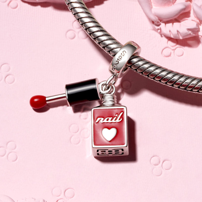 Gnoce Nail Polish Double Charm Platinum-plated Silver Blend_3