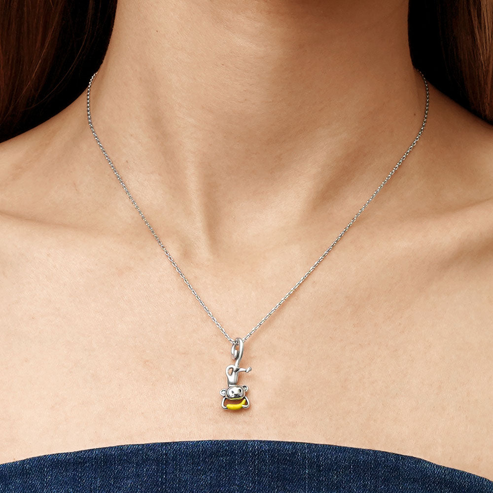 Gnoce Cute Playful Monkey Charm_5