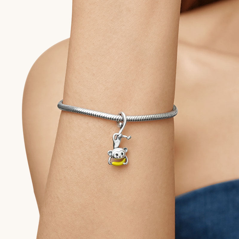 Gnoce Cute Playful Monkey Charm_7