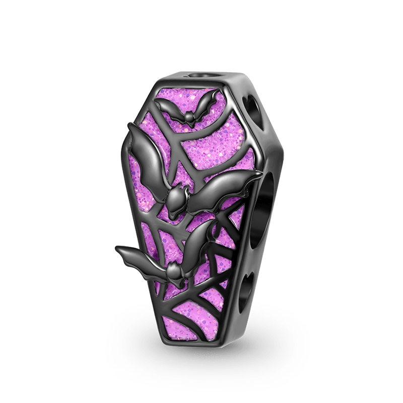 Gnoce Halloween Bat Coffin Charm_1