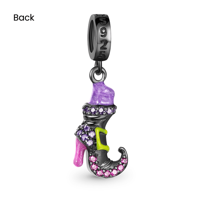 Gnoce Halloween Witches Boot Pendant Dangle Charm_2