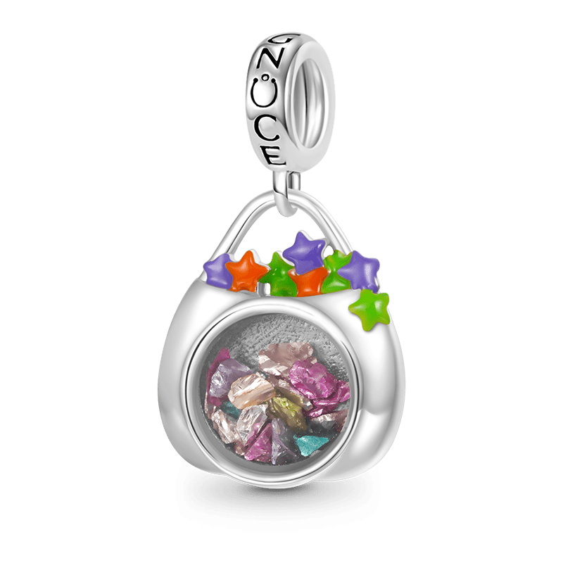 Gnoce Halloween Pumpkin Basket Pendant Dangle Charm_2