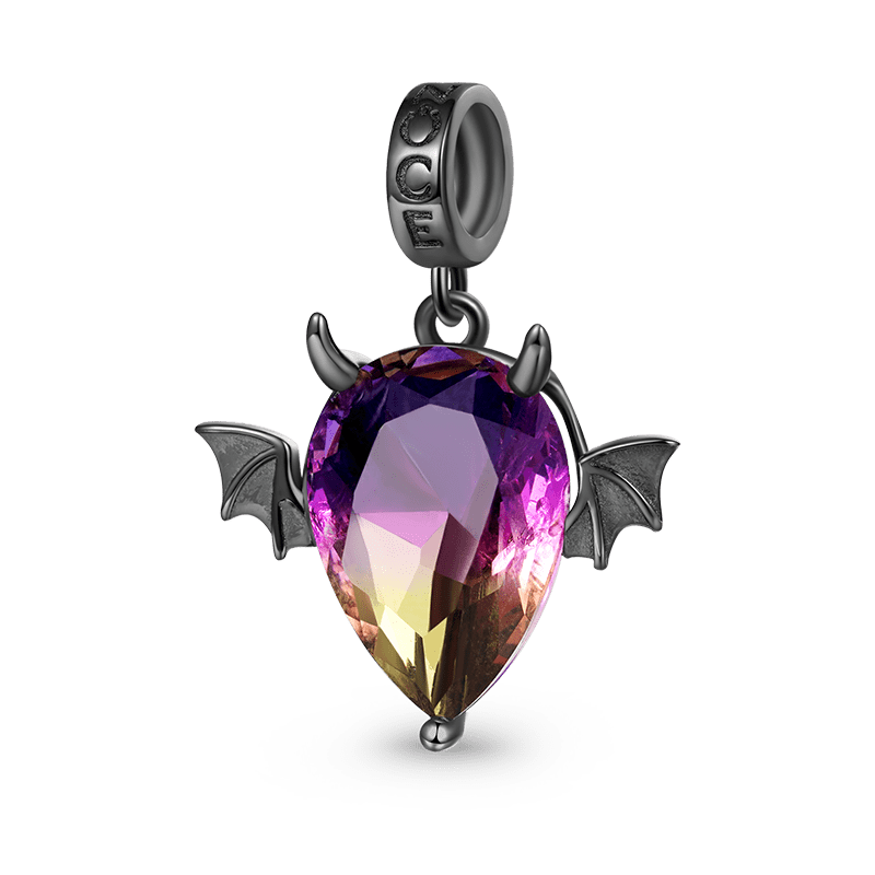 Gnoce Halloween Gradient Stone Devil Pendant Dangle Charm_1
