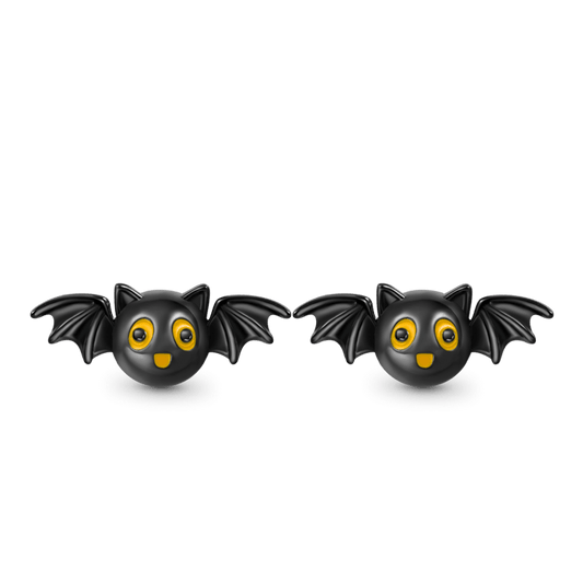 Gnoce Halloween Bat Stud Earrings_1