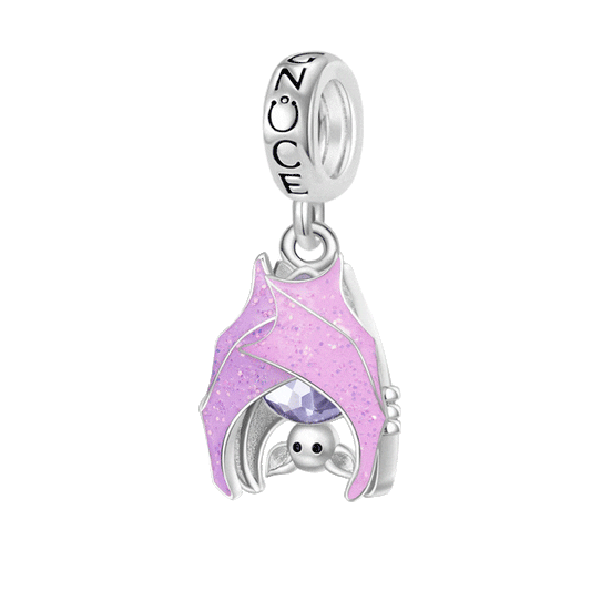 Gnoce Halloween Magical Wings Bat Charm Platinum-plated Silver Blend_1