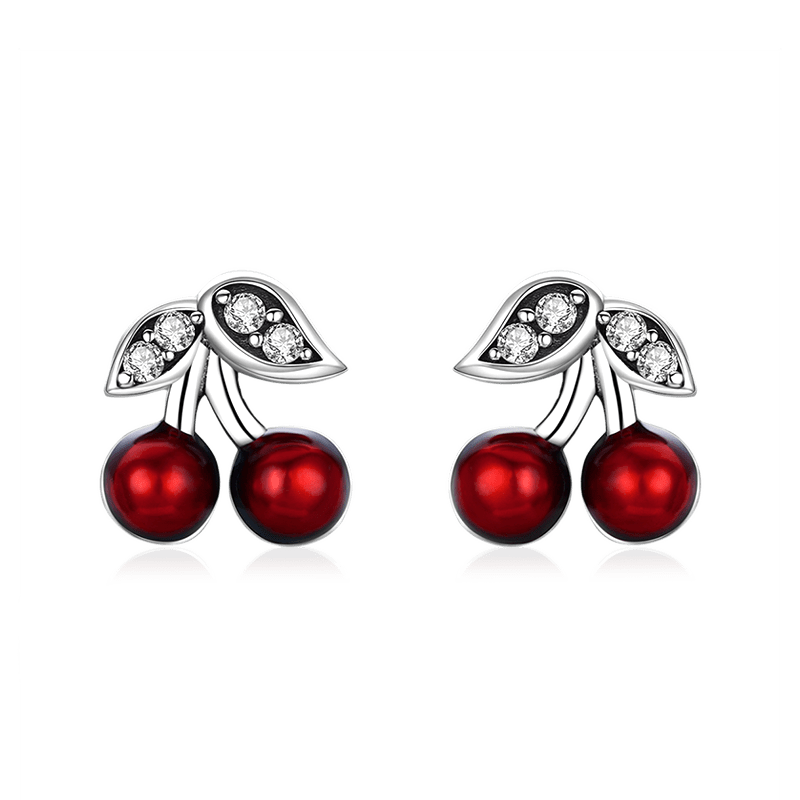 Gnoce Cherry Stud Earrings_1