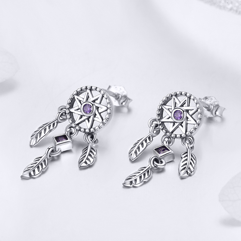 Gnoce Dreamcatcher Stud Earrings_2