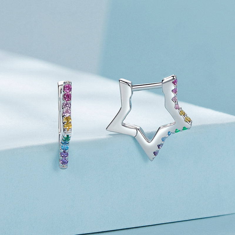 Gnoce Rainbow Star Earrings_3