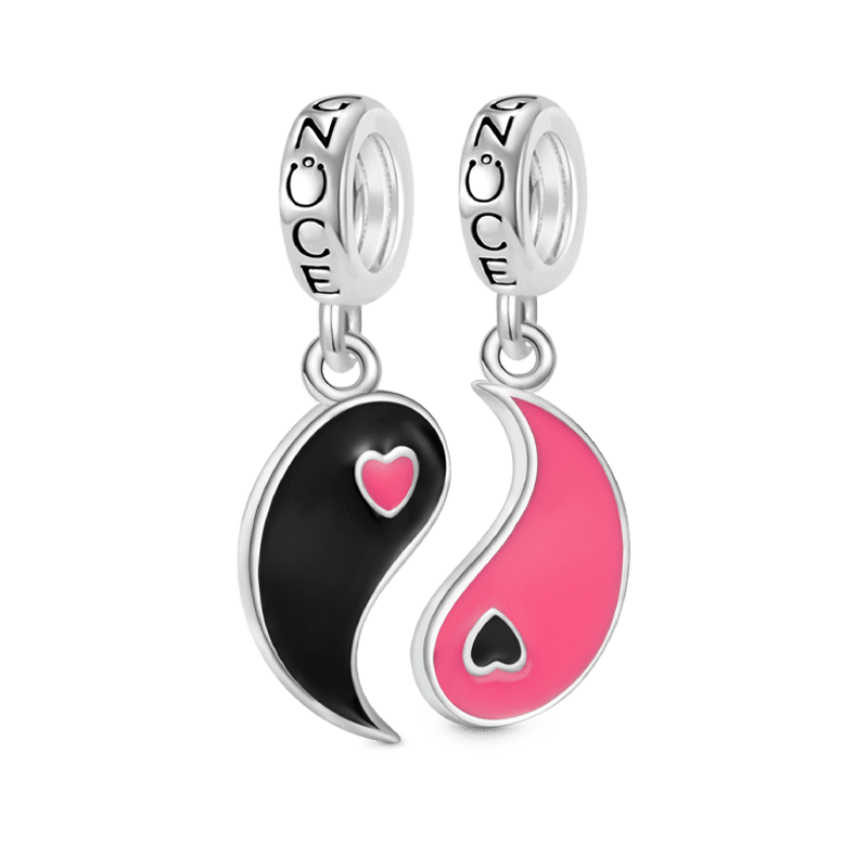 Gnoce Yin Yang Couple Pendant Dangle Charm_1