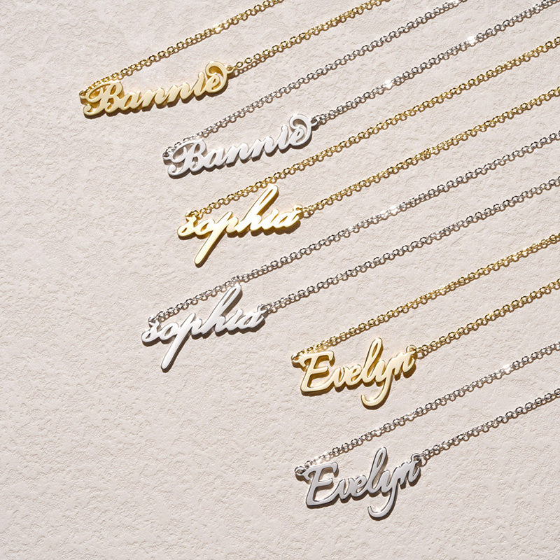 Amarley "You are My Destiny" Personalized Gold Tone Name Necklace - For the Special One_2