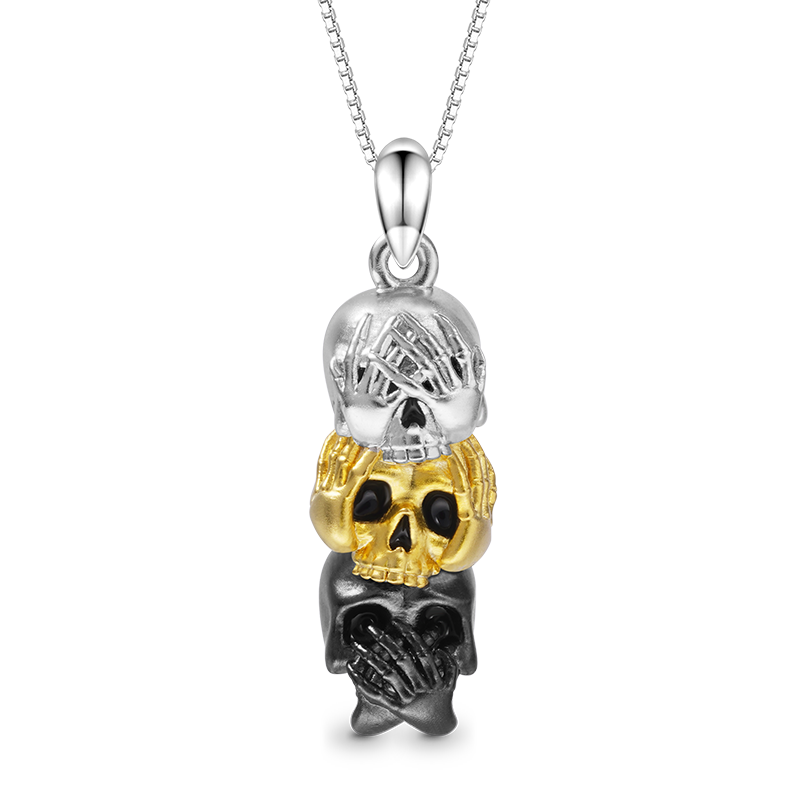 Gnoce Skulls Necklace_1