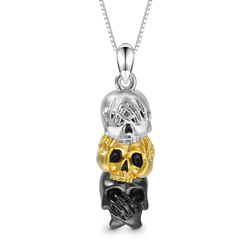 Gnoce Skulls Necklace_1