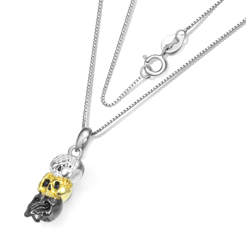 Gnoce Skulls Necklace_2