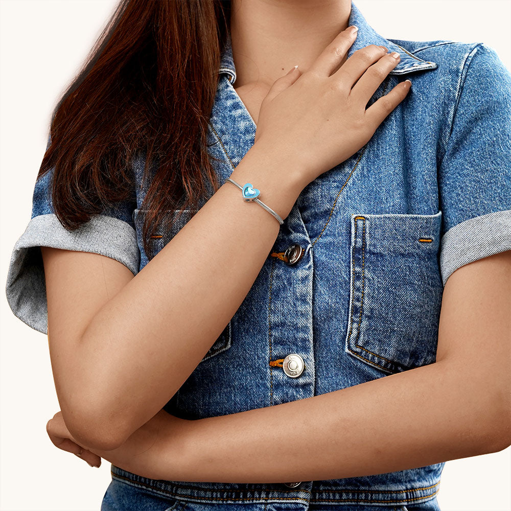 Gnoce “The Best Is Yet To Come ” Blue Heart Charm_4
