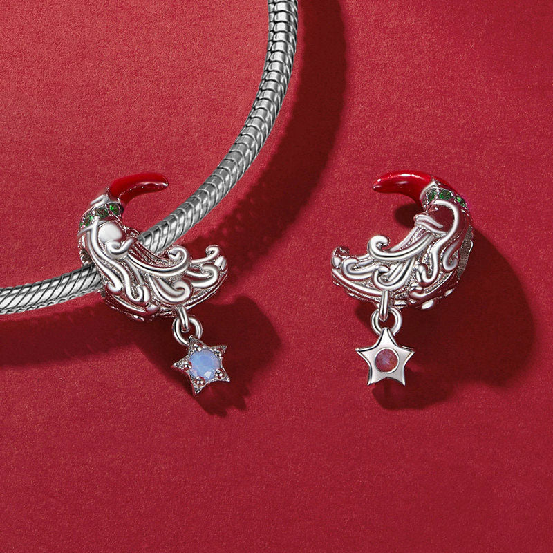 Gnoce Moonlight Santa Claus Charm_2