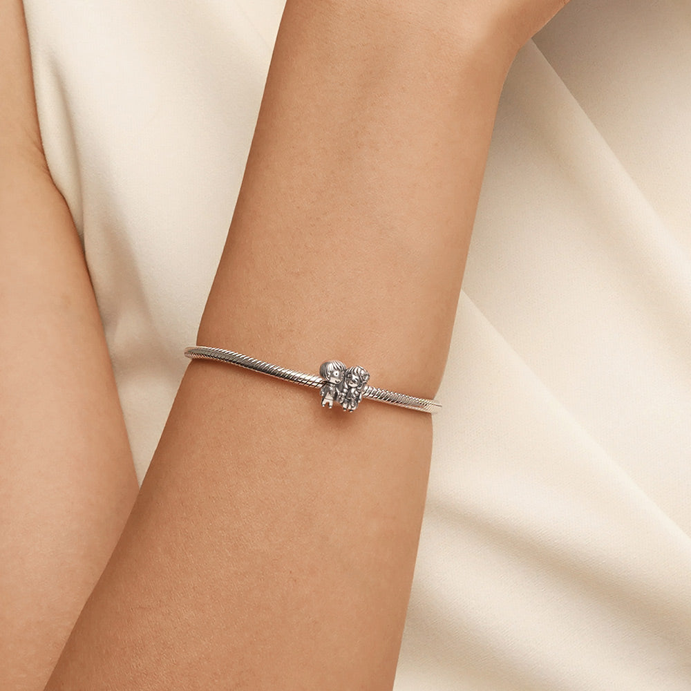 Gnoce Little Girl & Boy Stopper Charm_5