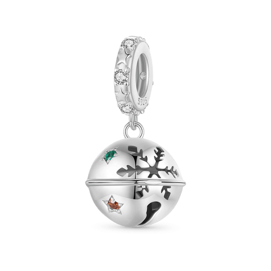 Gnoce Christmas Round Bell Pendant Dangle Charm_1