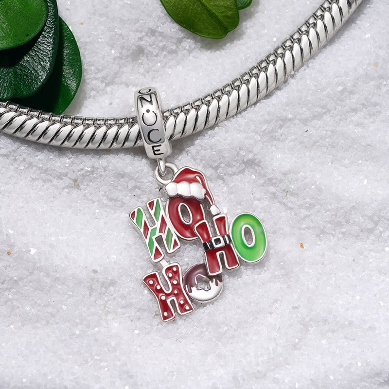 Gnoce Christmas Letter Style Pendant Dangle Charm_3