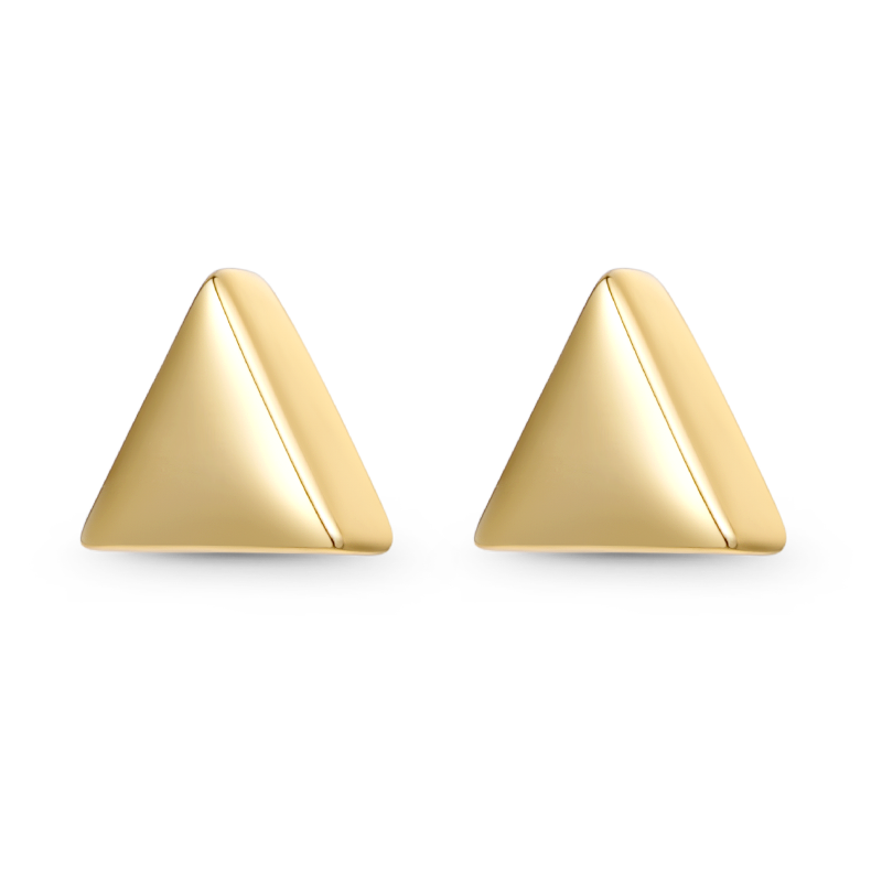 Gnoce Triangle Stud Earrings_1